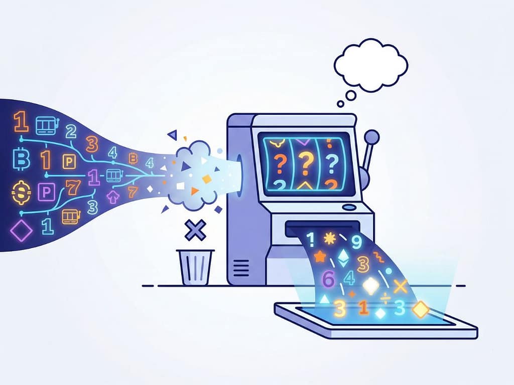 과거 데이터가 삭제되고 매 판 새로운 무작위 결과가 생성되는 독립 시행 원리를 시각화한 카지노 게임 확률 데이터 이미지