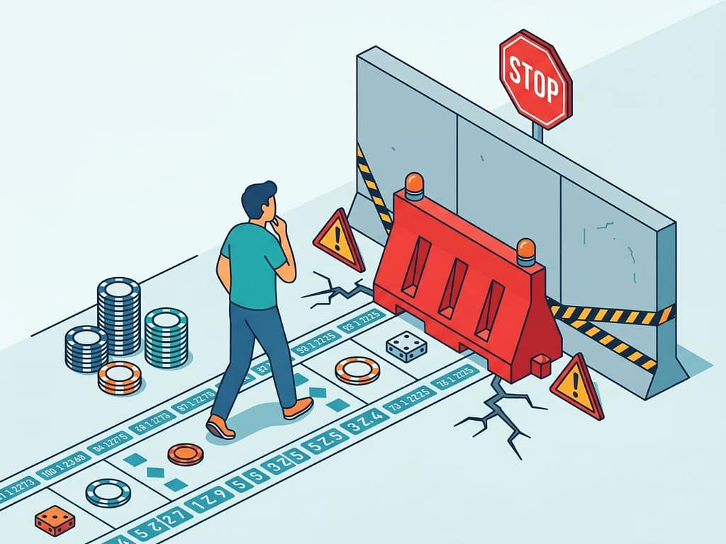 룰렛 시스템 베팅의 테이블 리밋 장벽과 하우스 엣지 등 현실적인 한계를 시각적으로 표현한 자료