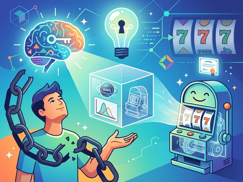 슬롯머신 원리를 깨닫고 족쇄를 부수는 사람과 투명한 RNG 큐브 및 공정한 투명 슬롯머신.